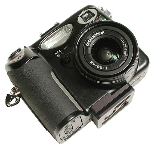 Kirk Photo Quick Release Plate on the CoolPix 5000