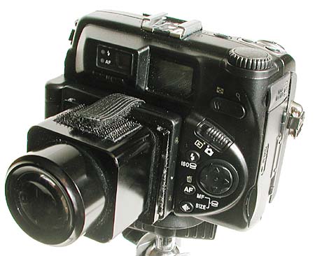 Xtend-a-View on the CoolPix 5000