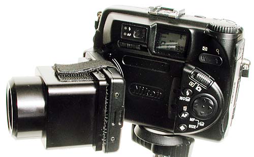 Xtend-a-View on the CoolPix 5000