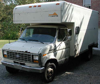 Ford Cube Van front view