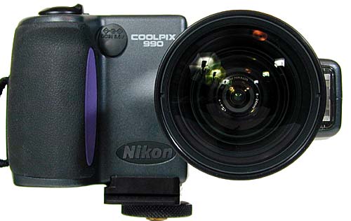 WC-E68 Wide Angle Lens on the CoolPix 990
