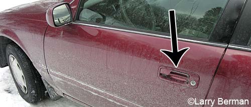 toyota camry broken door handle
