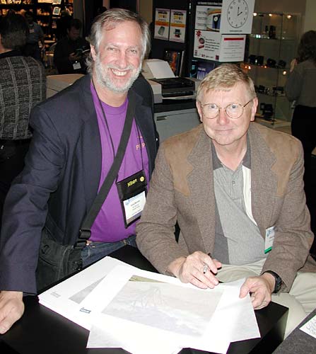 Larry Berman with George Lepp